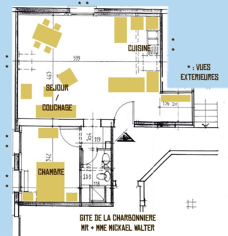 La Charbonniere Apartment Bellefosse Room photo